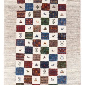 Gabbeh teppe - Loribaft persisk teppe - 132 x 78 cm - flerfarget