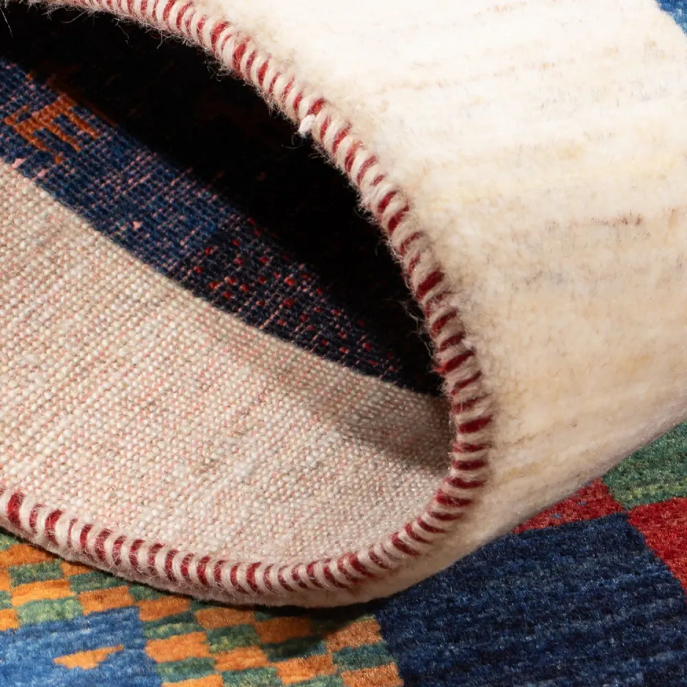 Gabbeh teppe - Loribaft persisk teppe - 132 x 86 cm - flerfarget