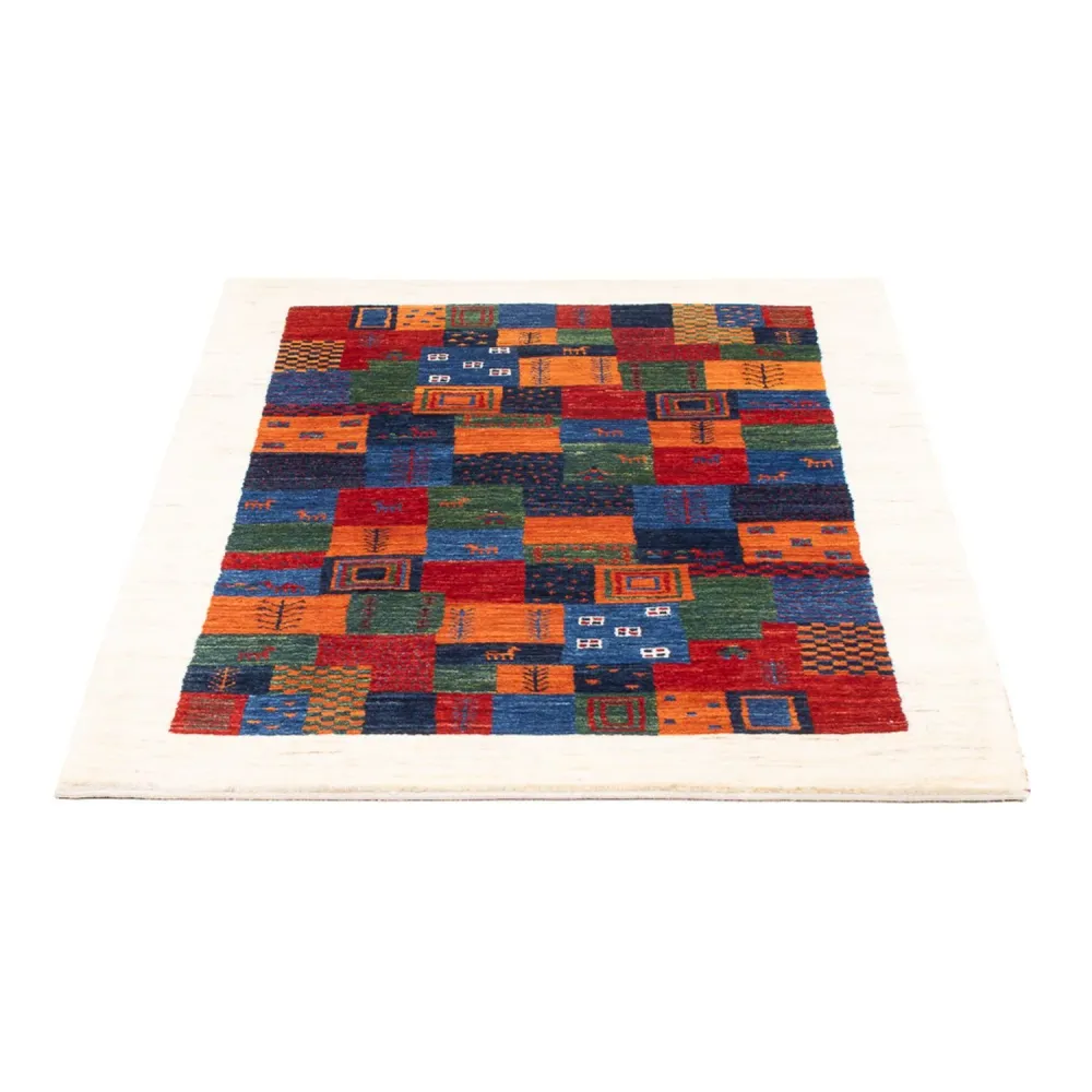 Gabbeh teppe - Loribaft persisk teppe - 132 x 86 cm - flerfarget