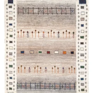 Gabbeh teppe - Loribaft persisk teppe - 134 x 86 cm - flerfarget