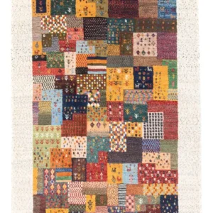Gabbeh teppe - Loribaft persisk teppe - 134 x 82 cm - flerfarget