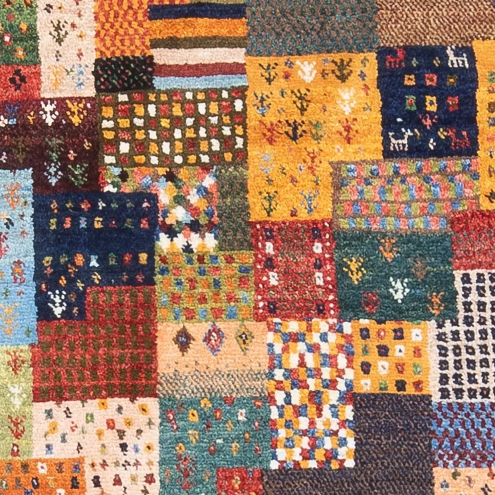 Gabbeh teppe - Loribaft persisk teppe - 134 x 82 cm - flerfarget