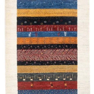Gabbeh teppe - Loribaft persisk teppe - 135 x 87 cm - flerfarget