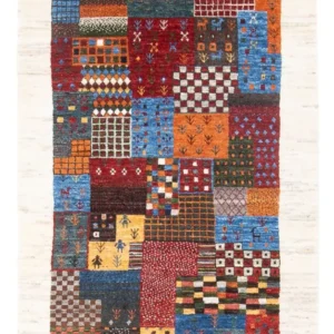 Gabbeh teppe - Loribaft persisk teppe - 135 x 80 cm - flerfarget
