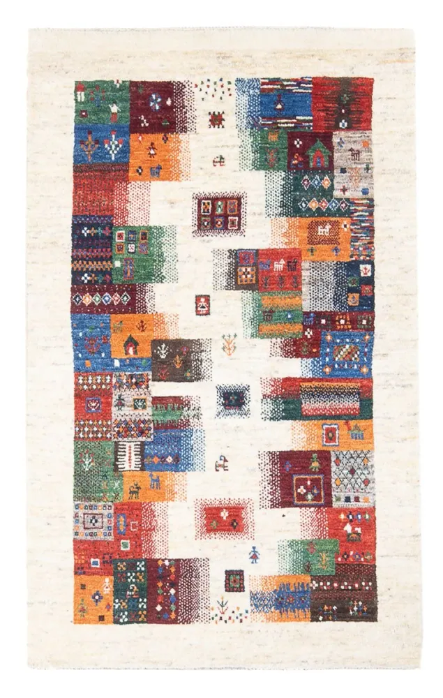 Gabbeh teppe - Loribaft persisk teppe - 136 x 85 cm - flerfarget