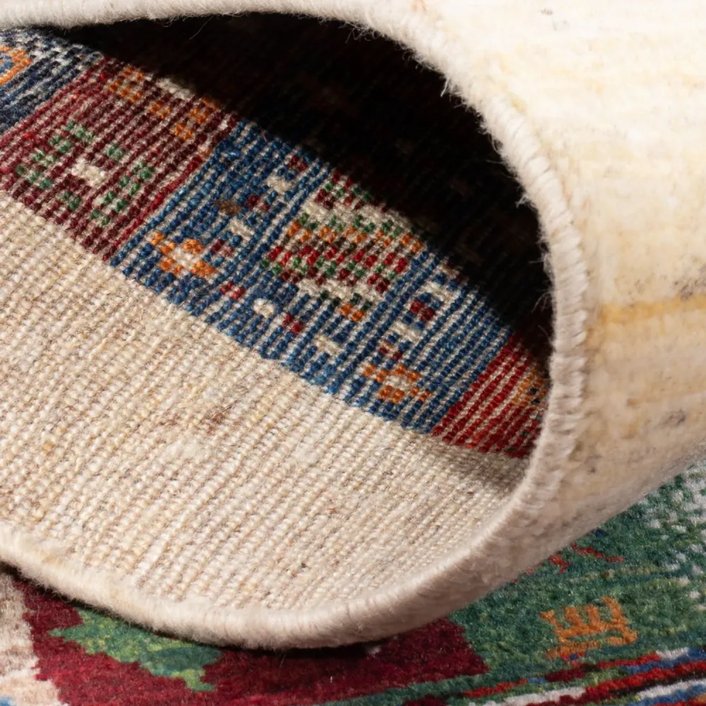 Gabbeh teppe - Loribaft persisk teppe - 136 x 85 cm - flerfarget