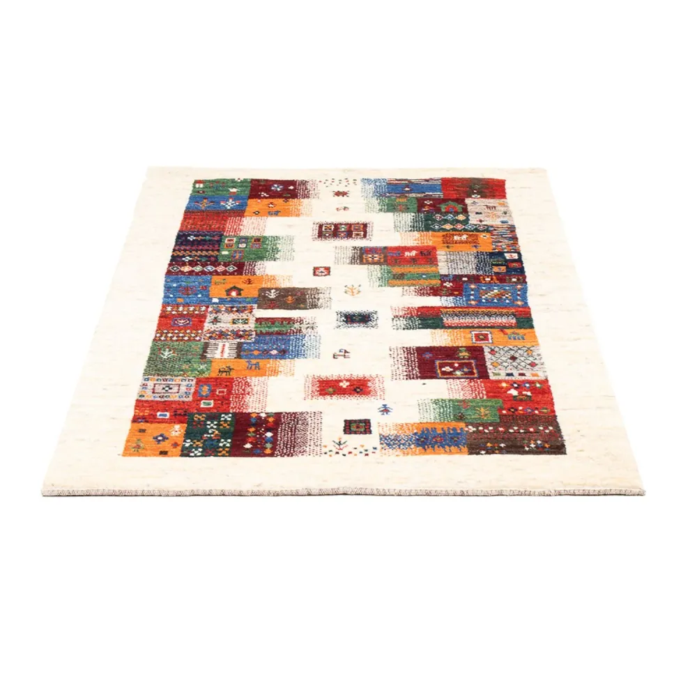 Gabbeh teppe - Loribaft persisk teppe - 136 x 85 cm - flerfarget