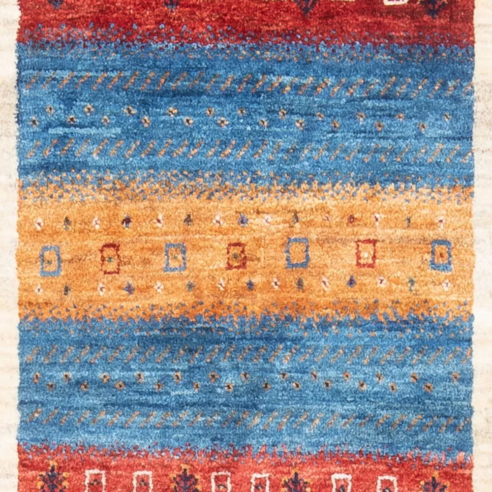 Gabbeh teppe - Loribaft persisk teppe - 138 x 83 cm - flerfarget