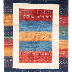 Gabbeh teppe - Loribaft persisk teppe - 138 x 83 cm - flerfarget