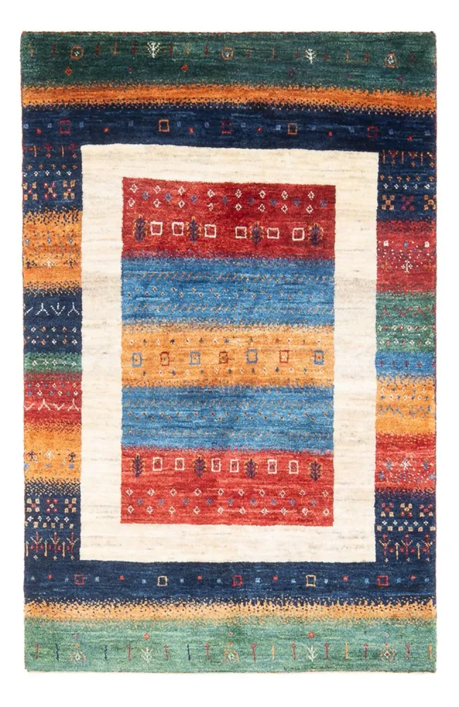 Gabbeh teppe - Loribaft persisk teppe - 138 x 83 cm - flerfarget
