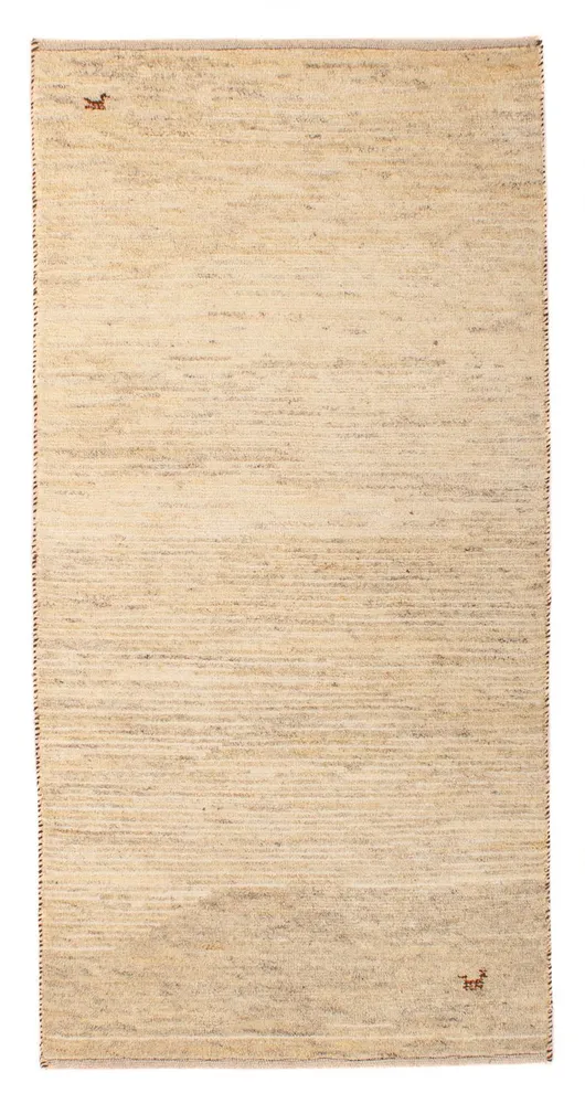 Gabbeh teppe - Loribaft persisk teppe - 140 x 70 cm - beige