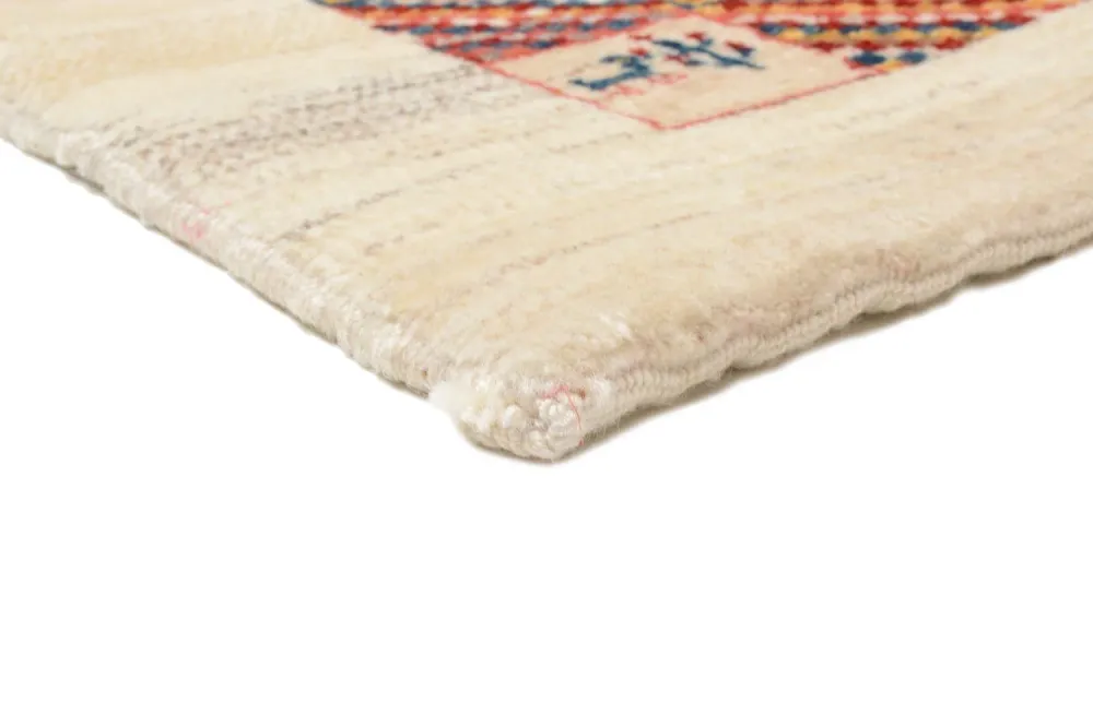 Gabbeh teppe - Loribaft persisk teppe - 142 x 101 cm - rød