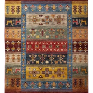 Gabbeh teppe - Loribaft persisk teppe - 148 x 105 cm - flerfarget