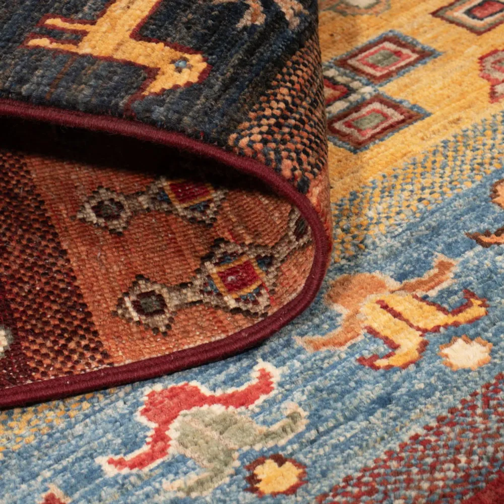 Gabbeh teppe - Loribaft persisk teppe - 148 x 105 cm - flerfarget