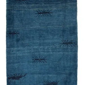 Gabbeh teppe - Loribaft persisk teppe - 150 x 102 cm - mørkeblå