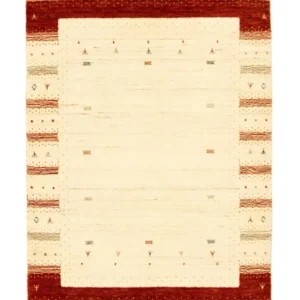 Gabbeh teppe - Loribaft persisk teppe - 160 x 91 cm - beige
