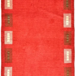 Gabbeh teppe - Loribaft persisk teppe - 166 x 104 cm - rød