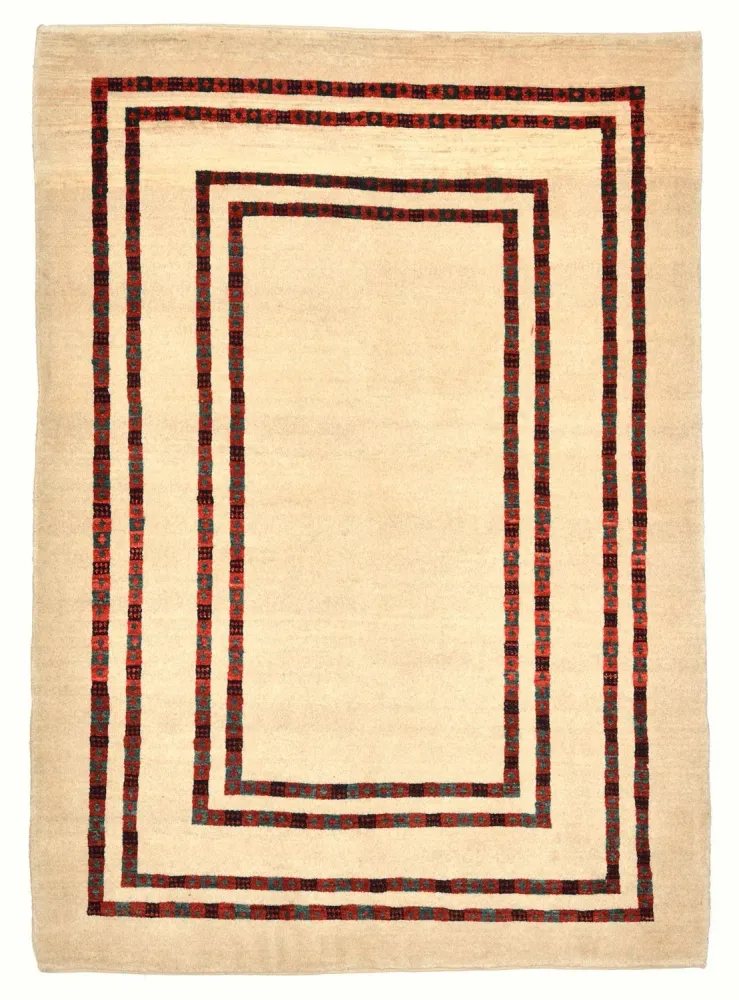 Gabbeh teppe - Loribaft persisk teppe - 179 x 127 cm - beige