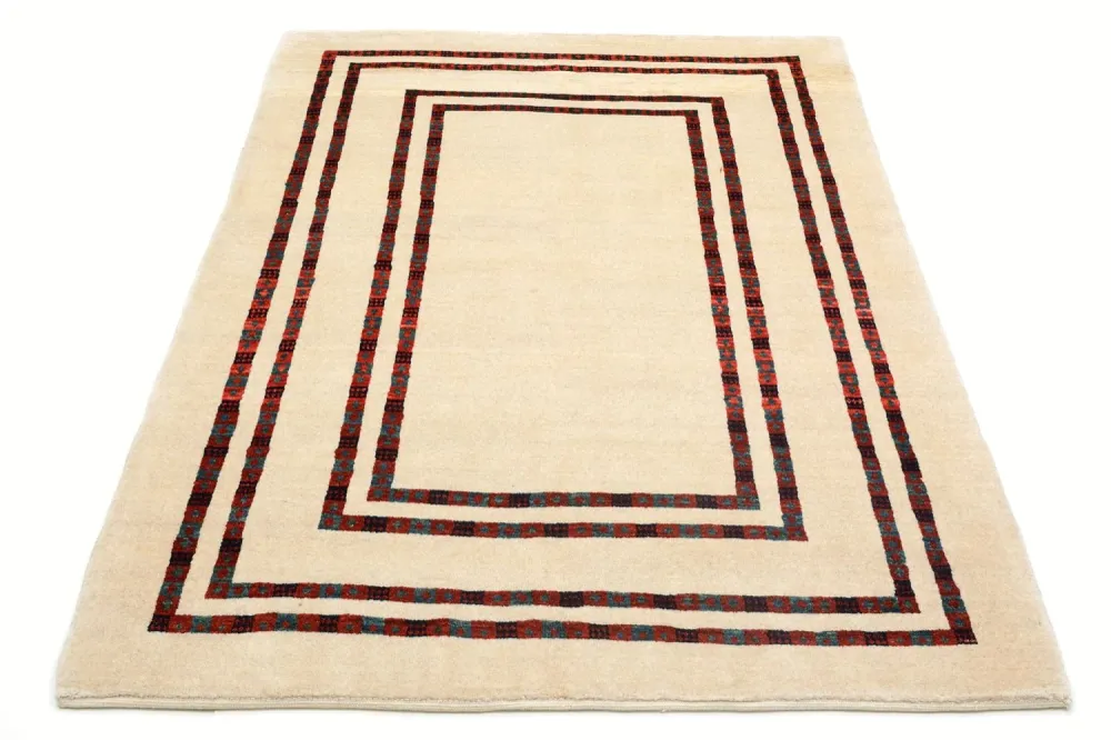 Gabbeh teppe - Loribaft persisk teppe - 179 x 127 cm - beige
