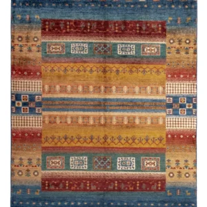 Gabbeh teppe - Loribaft persisk teppe - 183 x 131 cm - flerfarget