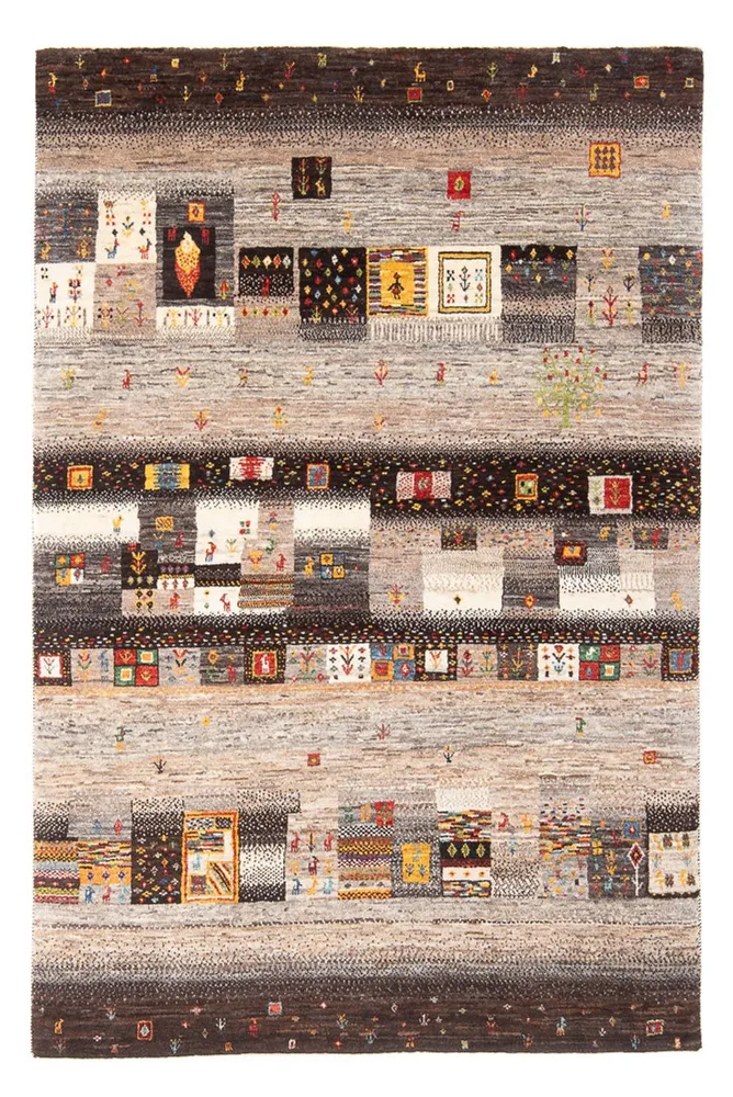 Gabbeh teppe - Loribaft persisk teppe - 196 x 131 cm - flerfarget