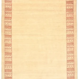 Gabbeh teppe - Loribaft persisk teppe - 198 x 150 cm - beige