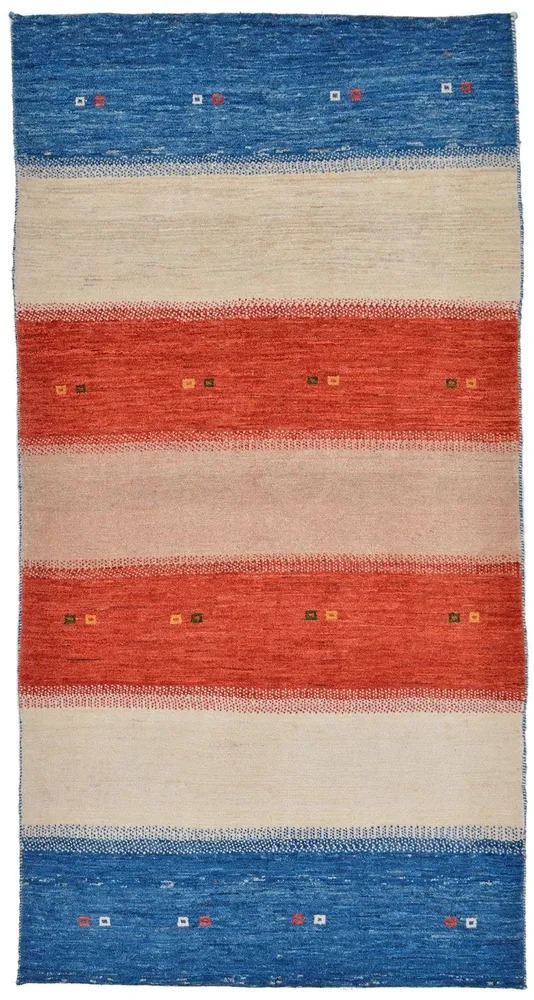 Gabbeh teppe - Loribaft persisk teppe - 198 x 101 cm - flerfarget