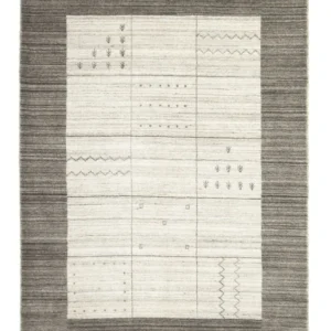 Gabbeh teppe - Loribaft persisk teppe - 200 x 140 cm - grå