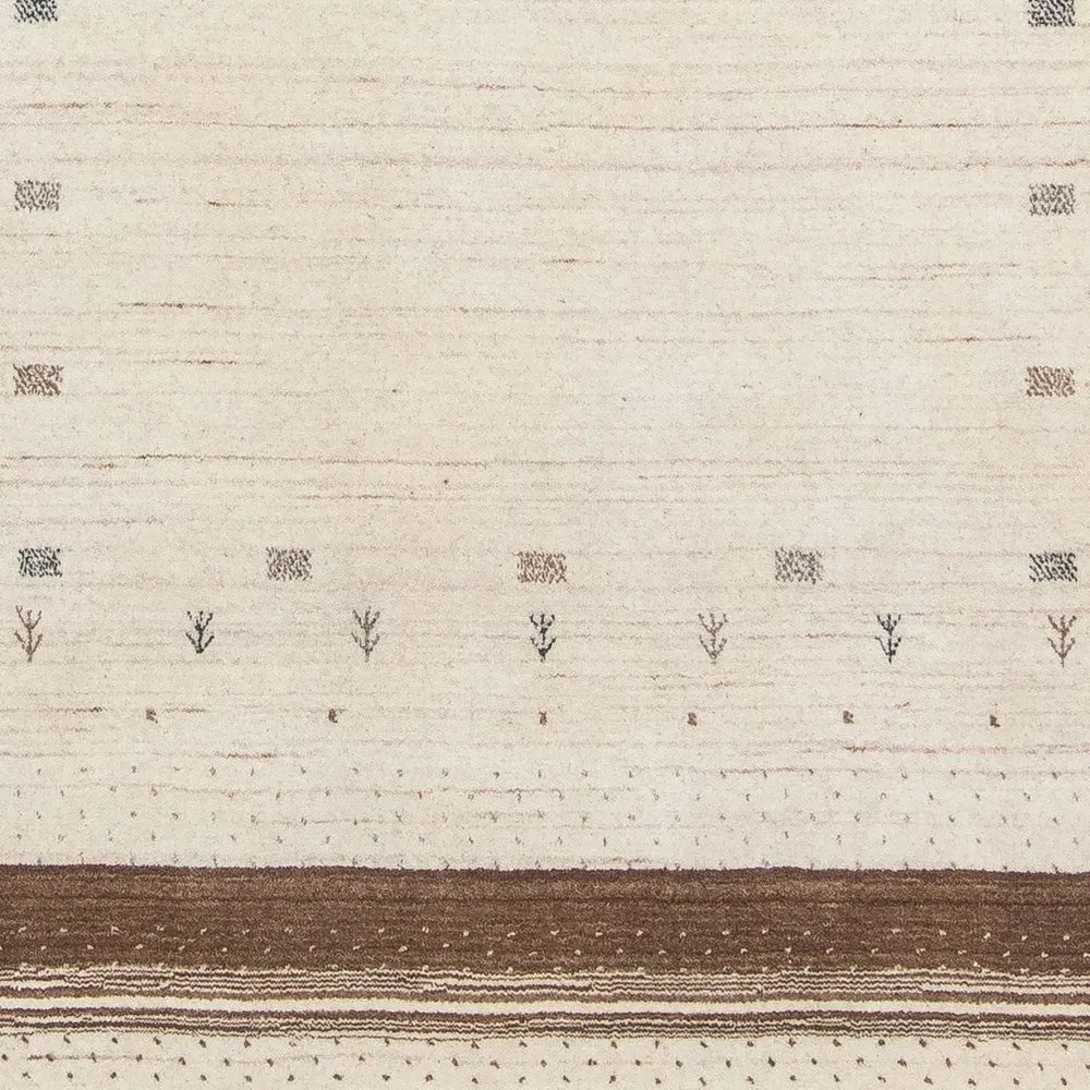 Gabbeh teppe - Loribaft persisk teppe - 200 x 143 cm - beige