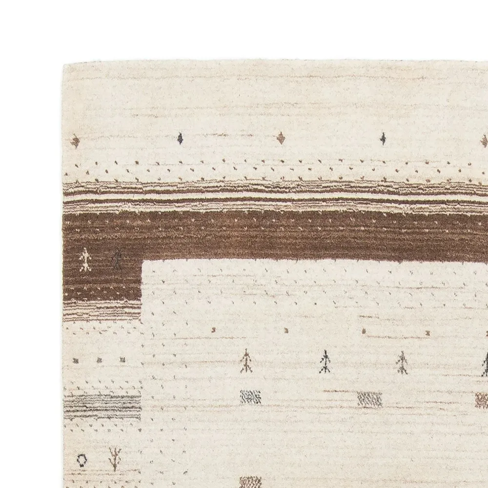 Gabbeh teppe - Loribaft persisk teppe - 200 x 143 cm - beige