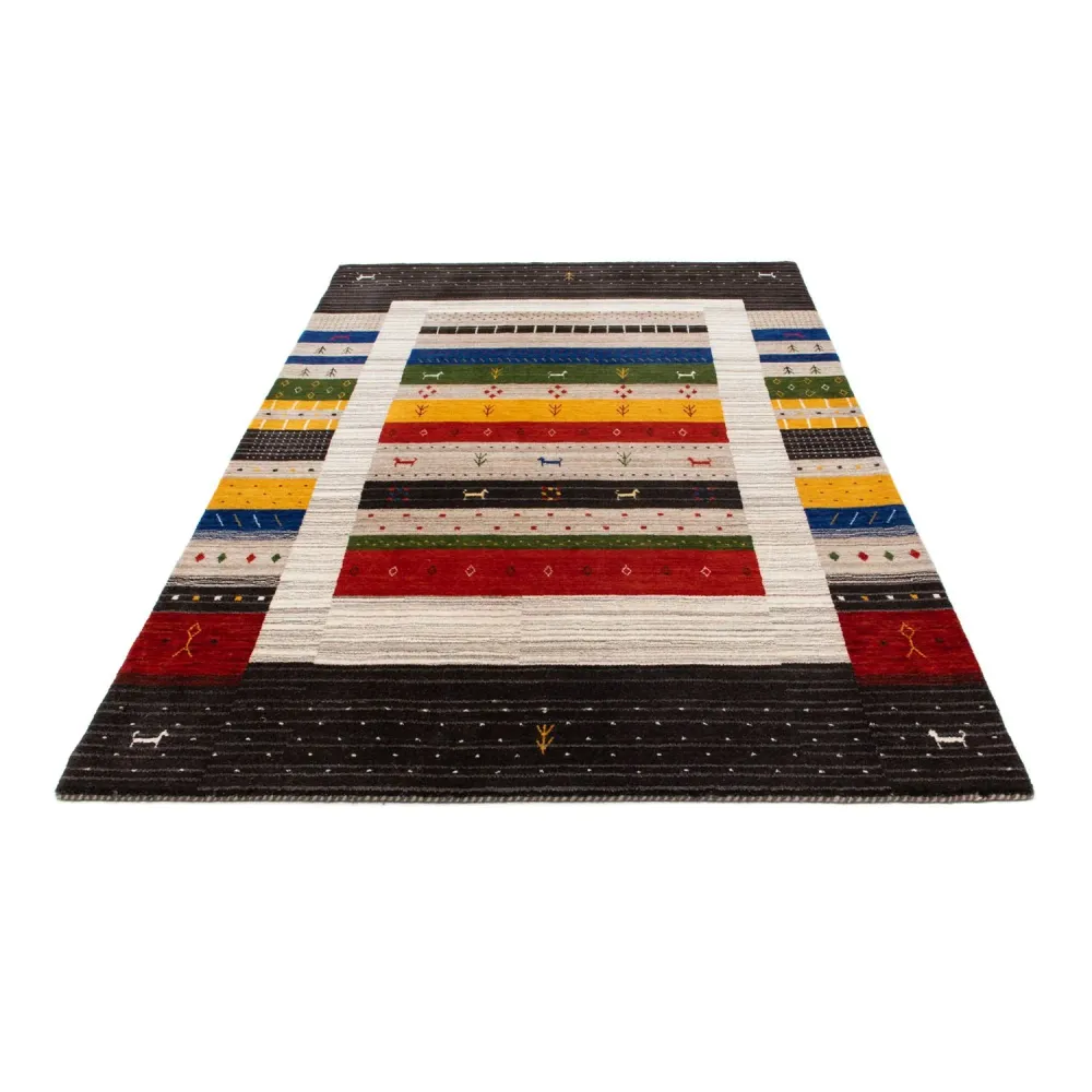 Gabbeh teppe - Loribaft persisk teppe - 200 x 140 cm - flerfarget
