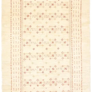 Gabbeh teppe - Loribaft persisk teppe - 201 x 119 cm - beige