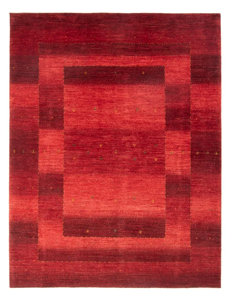 Gabbeh teppe - Loribaft persisk teppe - 204 x 155 cm - rød