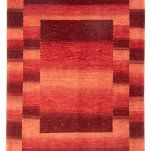 Gabbeh teppe - Loribaft persisk teppe - 208 x 157 cm - lys rød