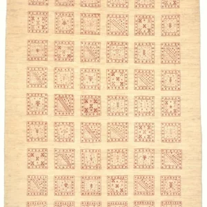 Gabbeh teppe - Loribaft persisk teppe - 211 x 141 cm - beige