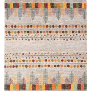 Gabbeh teppe - Loribaft persisk teppe - 215 x 152 cm - flerfarget