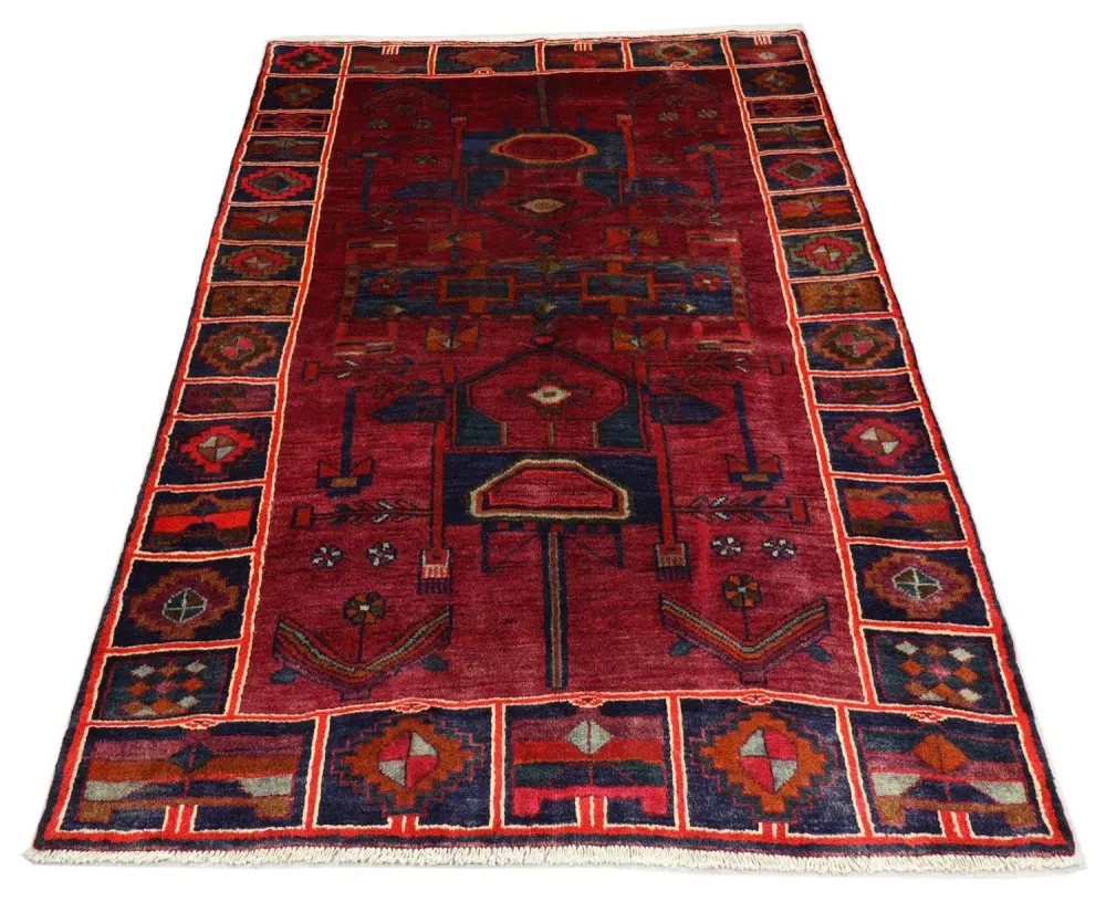 Gabbeh teppe - Loribaft persisk teppe - 220 x 160 cm - lys rød