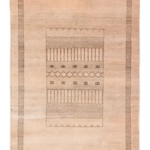 Gabbeh teppe - Loribaft persisk teppe - 222 x 151 cm - brun