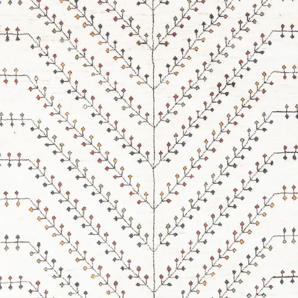 Gabbeh teppe - Loribaft persisk teppe - 233 x 166 cm - hvit