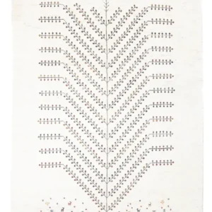 Gabbeh teppe - Loribaft persisk teppe - 233 x 166 cm - hvit