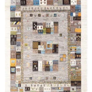 Gabbeh teppe - Loribaft persisk teppe - 236 x 164 cm - flerfarget