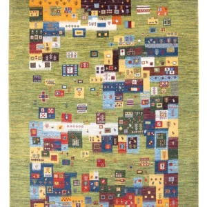 Gabbeh teppe - Loribaft persisk teppe - 236 x 175 cm - flerfarget