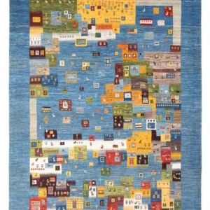 Gabbeh teppe - Loribaft persisk teppe - 237 x 180 cm - flerfarget