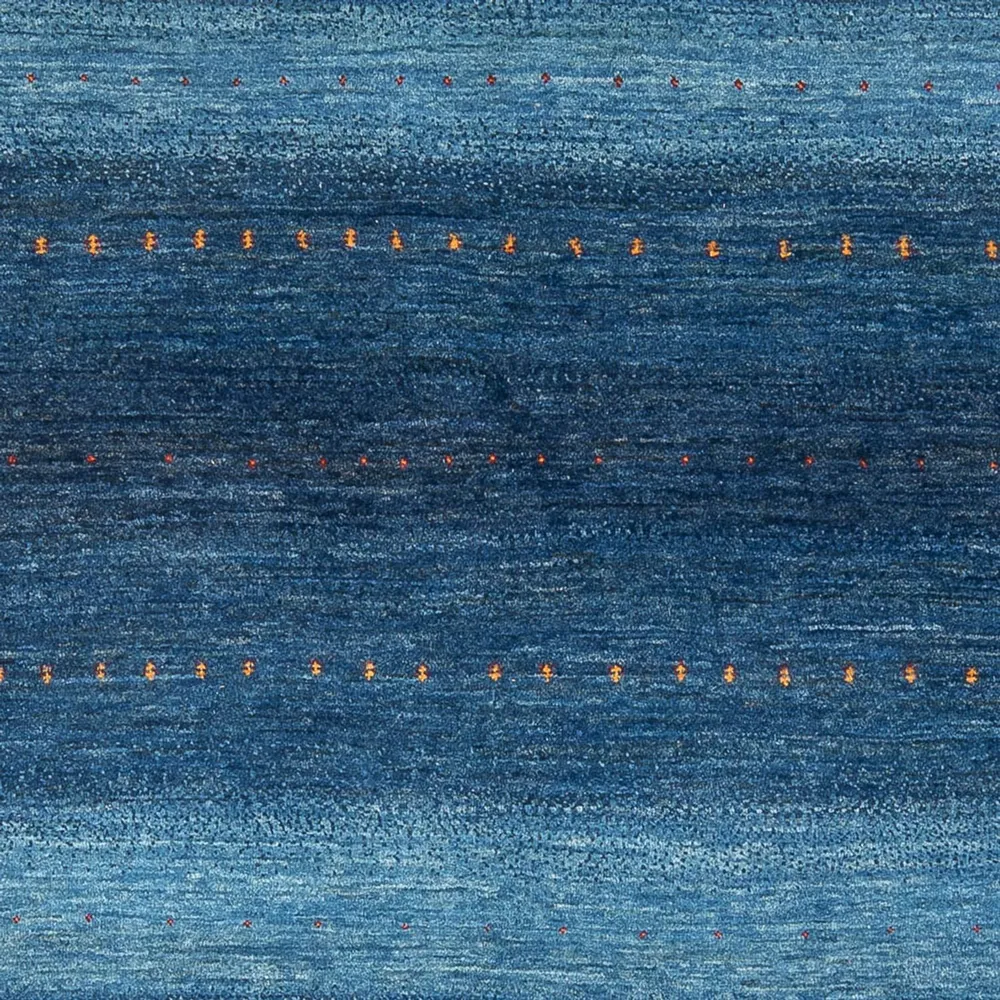 Gabbeh teppe - Loribaft persisk teppe - 241 x 180 cm - havblå