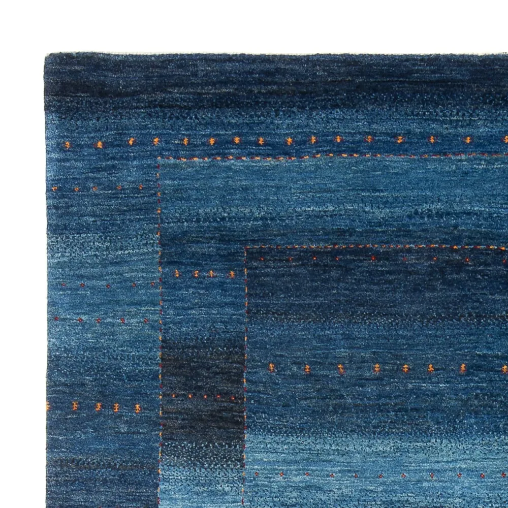 Gabbeh teppe - Loribaft persisk teppe - 241 x 180 cm - havblå