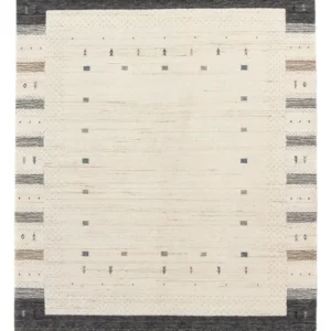 Gabbeh teppe - Loribaft persisk teppe - 245 x 169 cm - beige