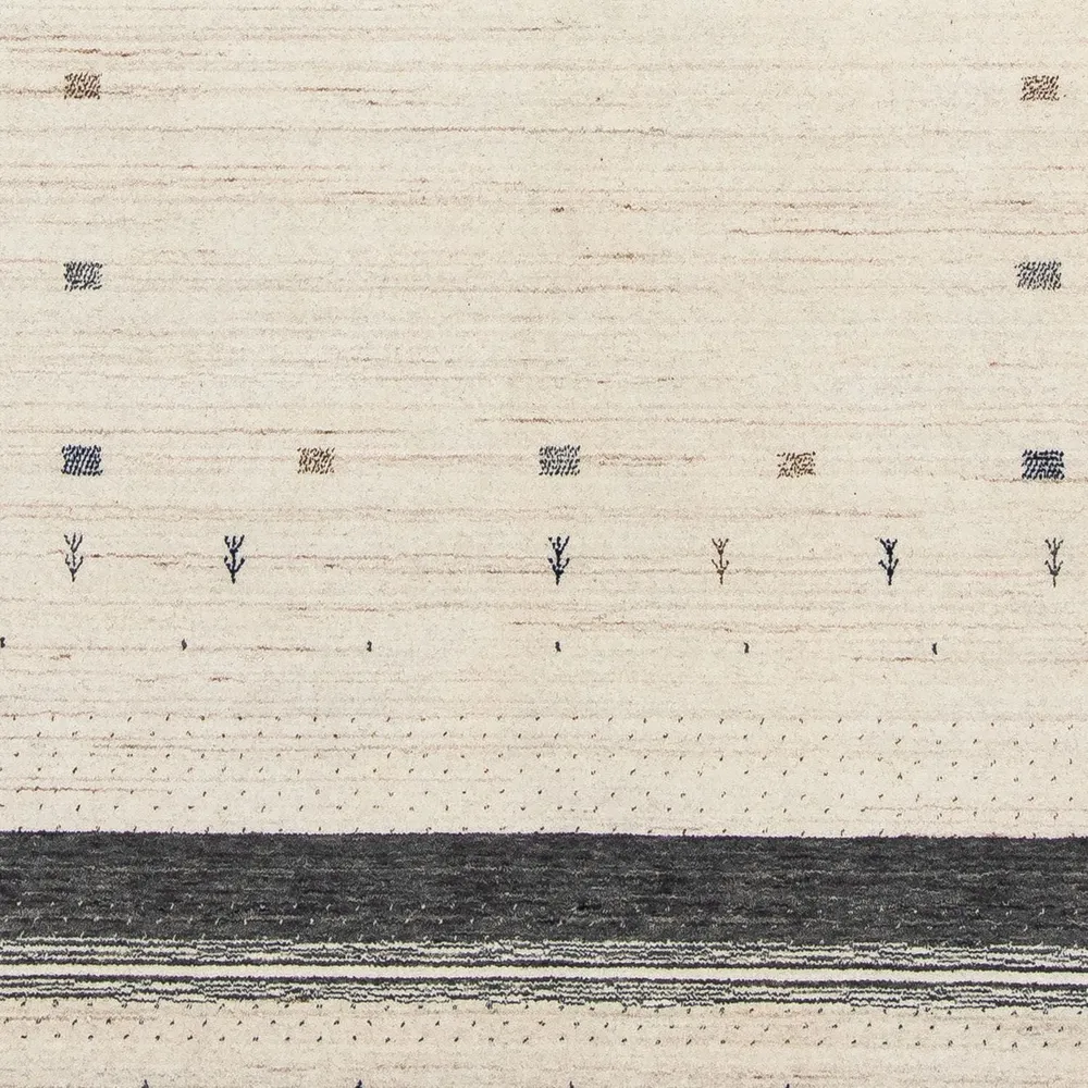 Gabbeh teppe - Loribaft persisk teppe - 245 x 169 cm - beige