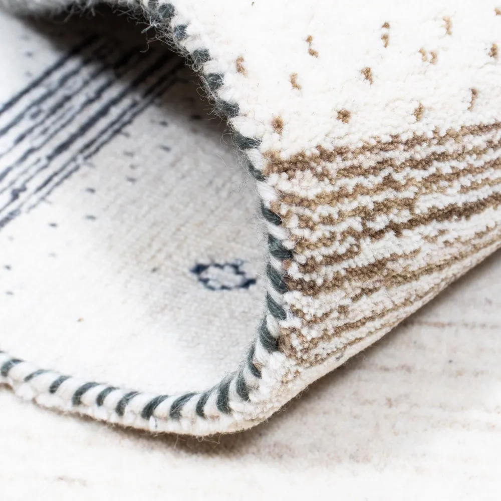 Gabbeh teppe - Loribaft persisk teppe - 245 x 169 cm - beige