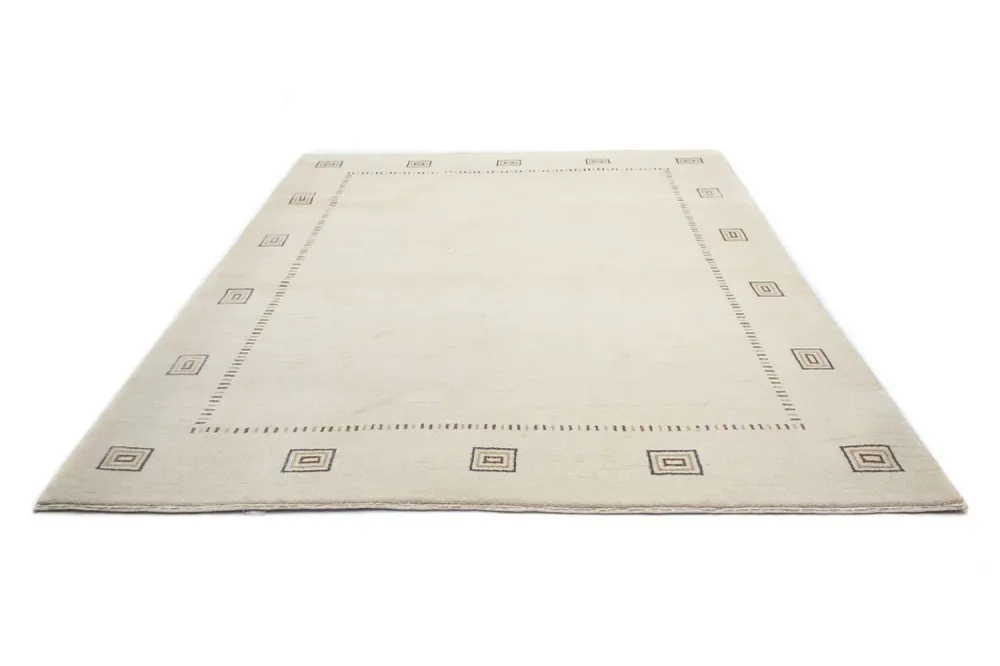 Gabbeh teppe - Loribaft persisk teppe - 246 x 192 cm - beige