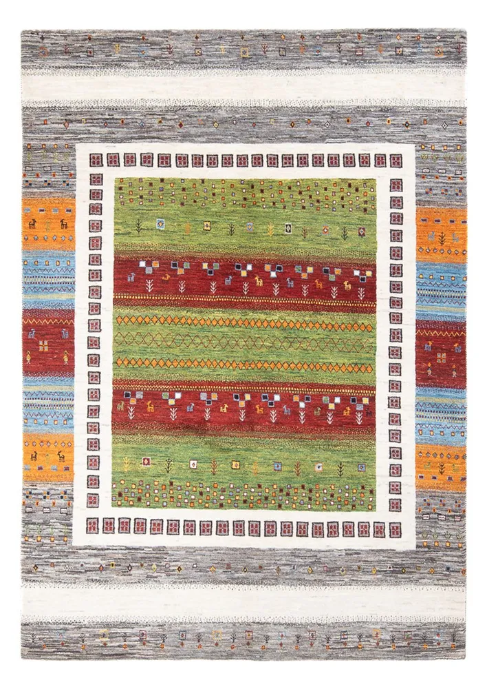 Gabbeh teppe - Loribaft persisk teppe - 249 x 173 cm - flerfarget